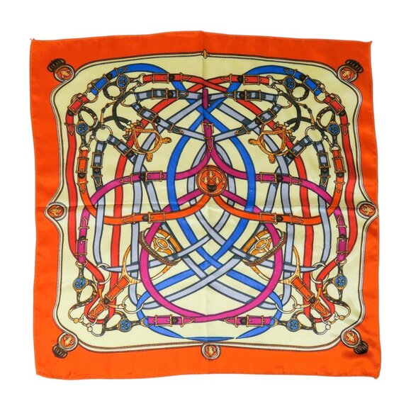 Vintage Equestrian Cavalcadour Square Scarf Wraps - Picture 1 of 4